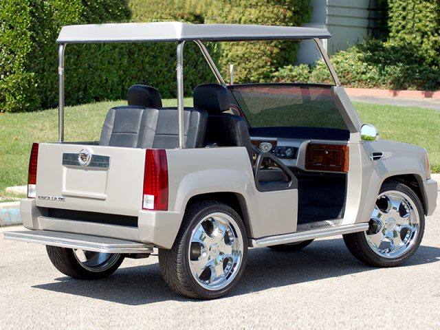 Silver Escalade Golf Cart affordable golf cart rental, golf cart rent georgia
