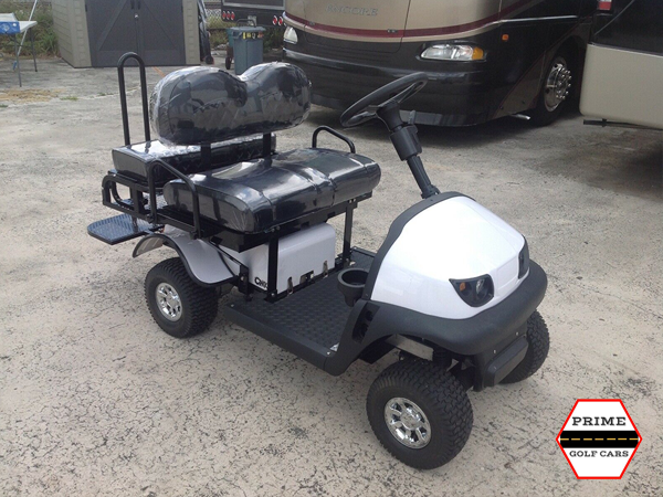 White Cricket RX5 Golf Cart affordable golf cart rental, golf cart rent georgia